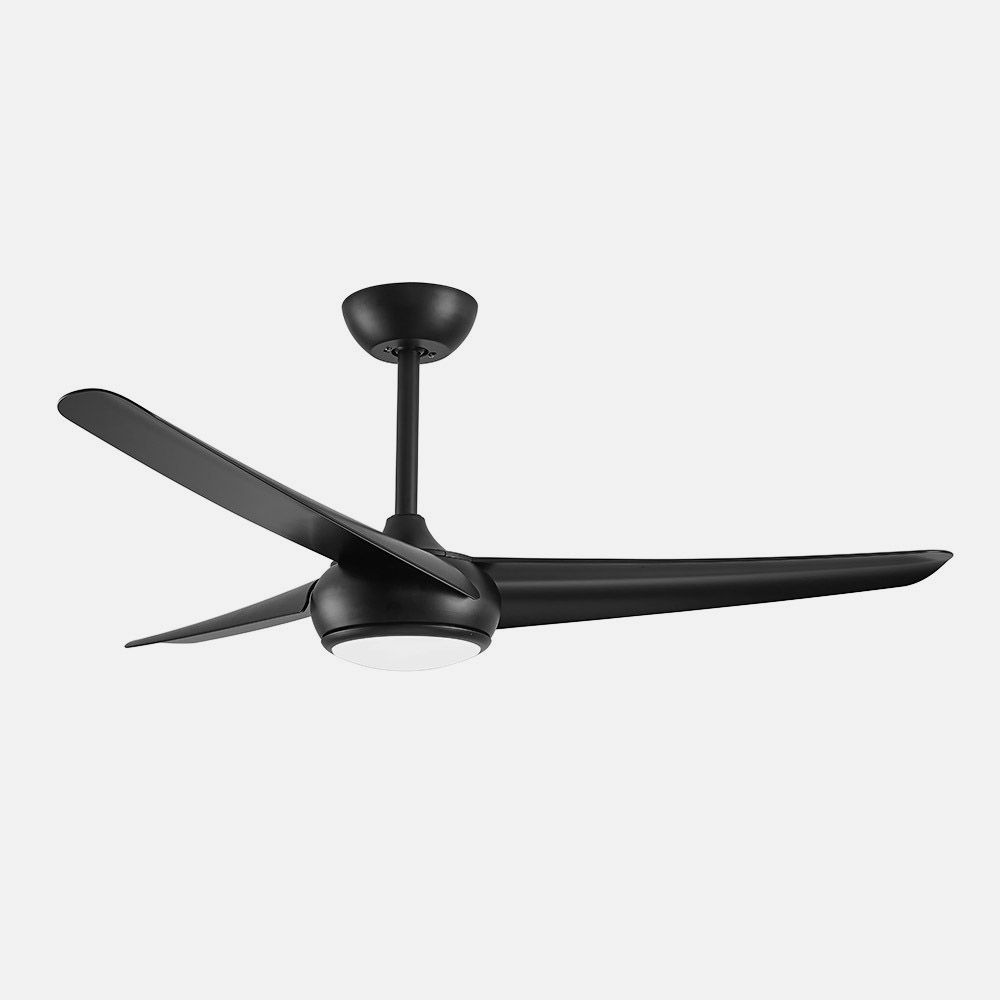 Ventilador Dc Patras 24w Negro 3aspas 6vel 3colores 131,2d 2424lm Remoto,memoria,temporizador_1