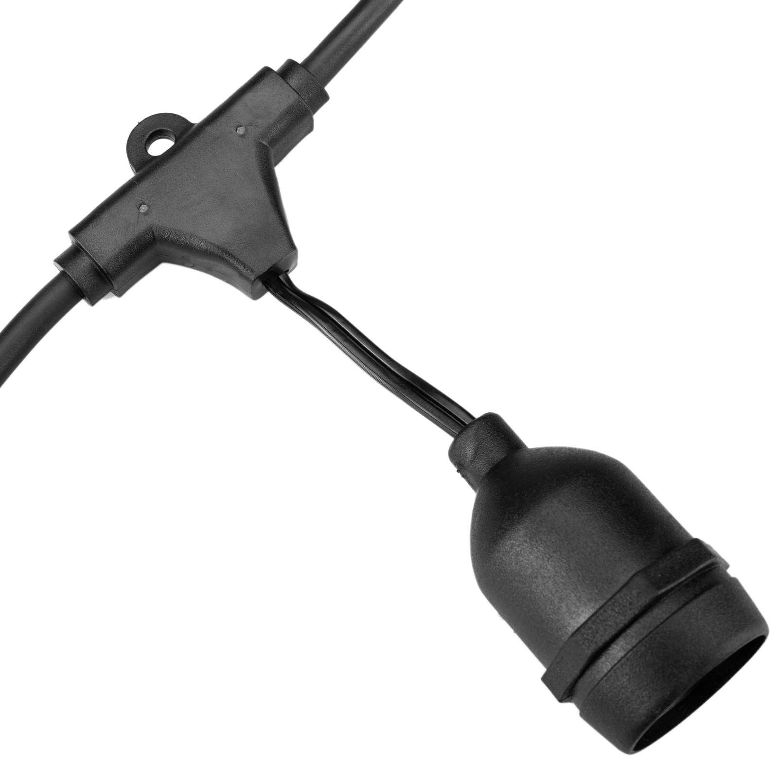 Guirnalda De 20 Bombillas Luces Con Casquillo E27 Exterior Ip44 Cable Eléctrico De 10m Extensible_4