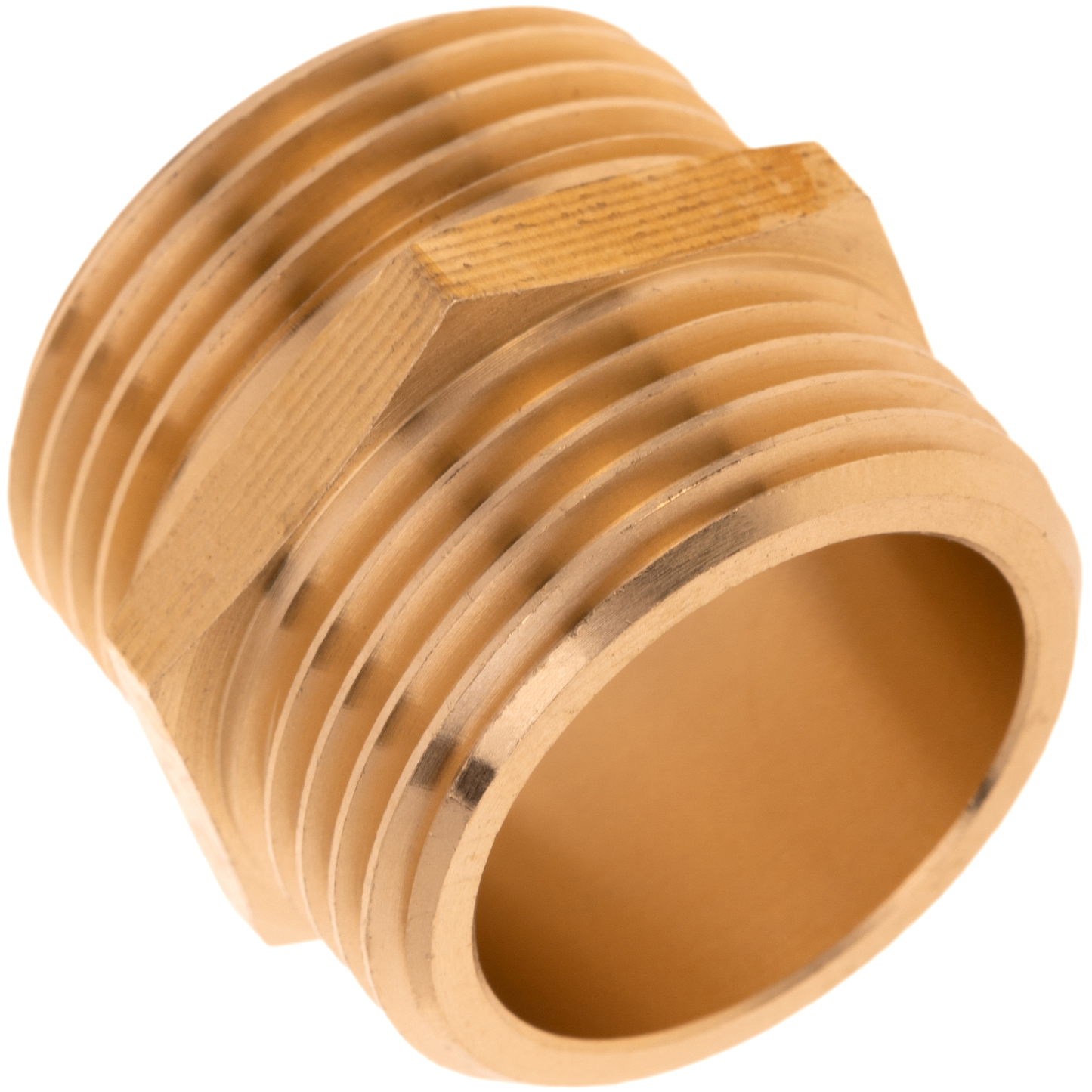 Pack De 5 Unidades Machón De Latón Zincado De 1/2“ Para Instalaciones De Agua_2