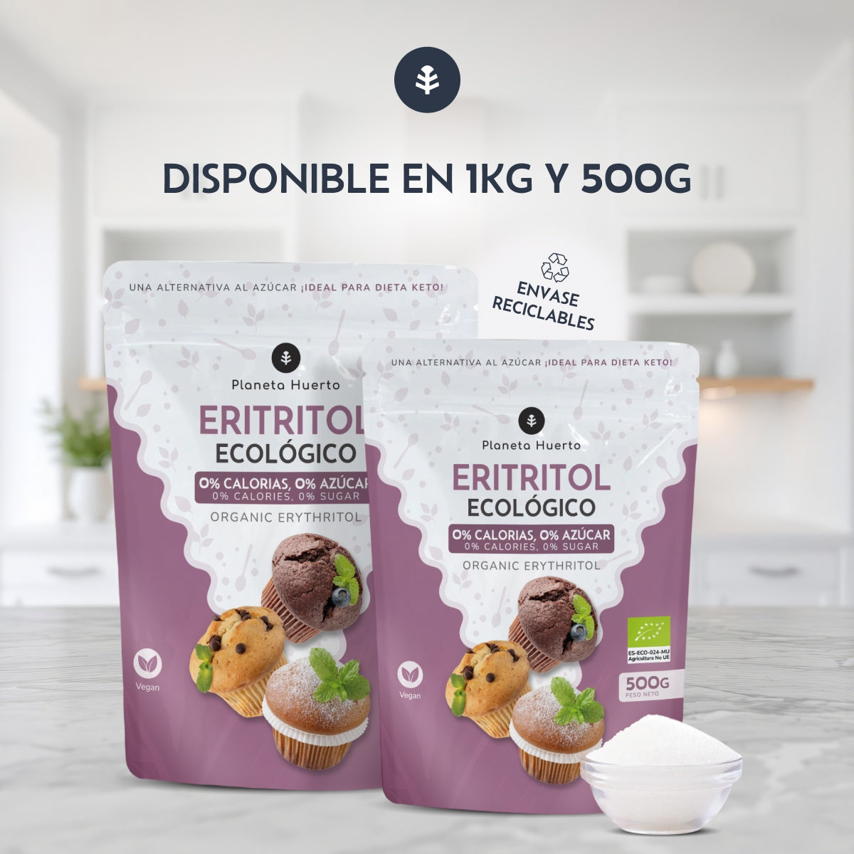 ECO Planeta Huerto Eritritol 500 g
