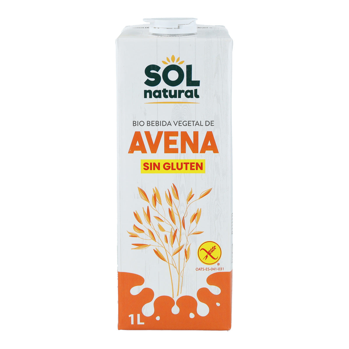Bebida de Aveia Natural Sem Glúten Bio Sol 1 L