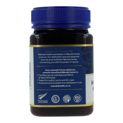 Mel de Manuka (MGO 550+) Manuka 500 gr