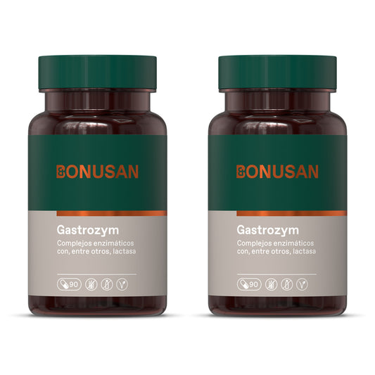 Embalagem de 2 cápsulas Gastrozym Bonusan 90