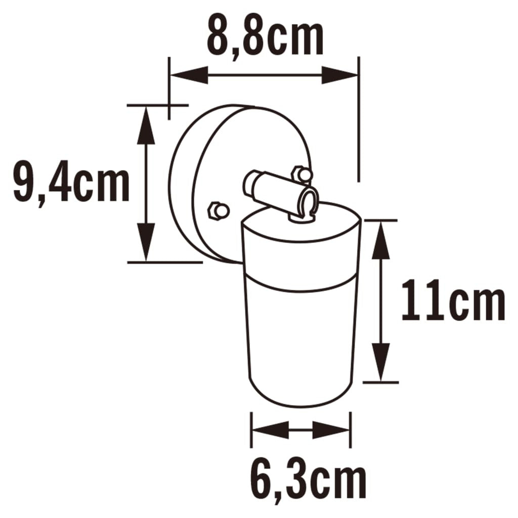Konstsmide Lámpara De Pared Modena Regulable Acero Inoxidable 1x7w_3