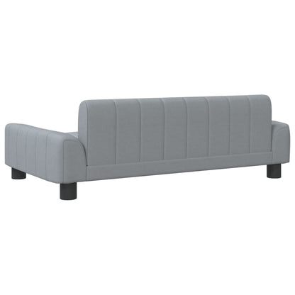 Cama Para Perros De Tela Gris Claro 90x53x30 Cm / Vetonek_1
