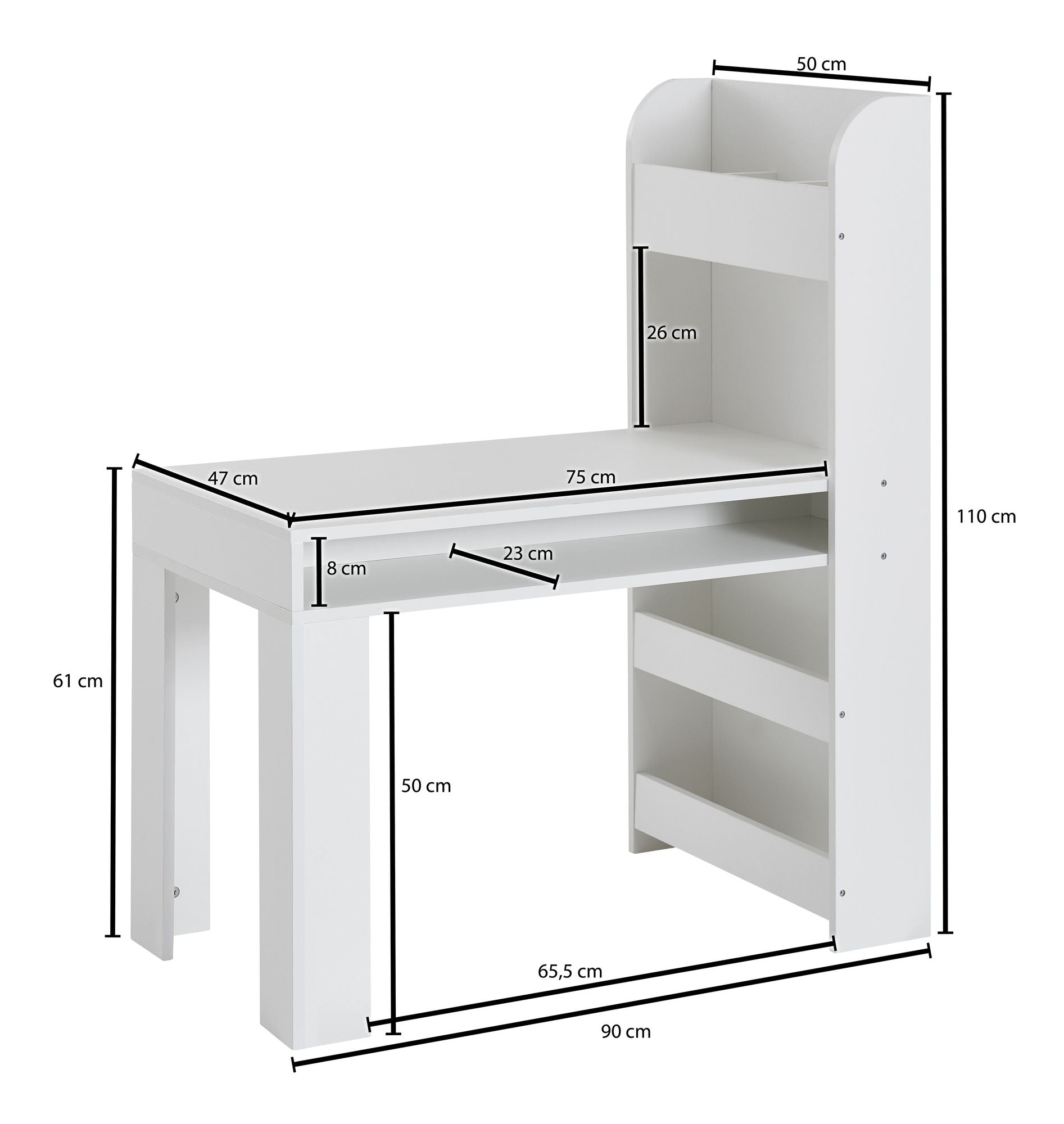 Escritorio Sobrio Y Equilibrado Modelo Wl6.388_3