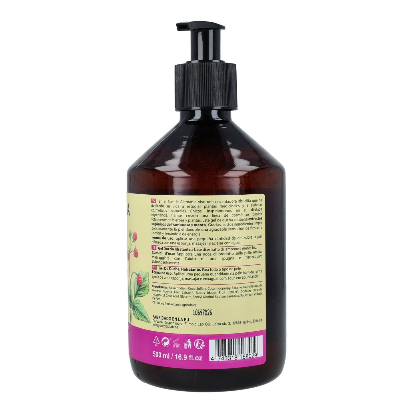 Oma Gertrude Gel de Banho Hidratante para Todos os Tipos de Pele 500 ml