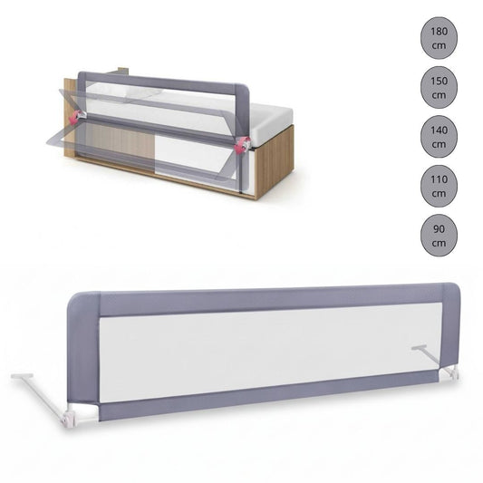 Bathby Barandilla De Cama Infantil 90 Cm – Altura Ajustable, Sistema Abatible, Malla Transpirable, Seguridad Anticaídas_0