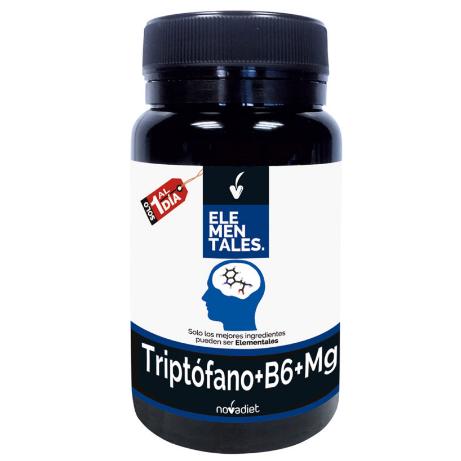 Triptofano + B6 + Mg Novadiet 30 Cápsulas Vegetais