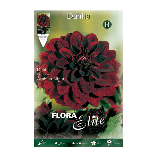 Bulbo decorativo Dália veludo vermelho 1 unidade