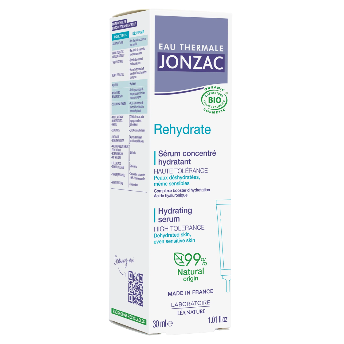 Rehidratar Eau Thermale JONZAC Soro Hidratante 30 Ml