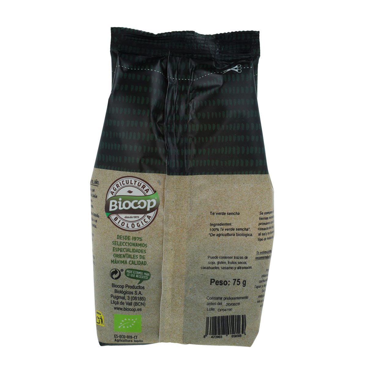 Chá verde Biocop Sencha, 75 g
