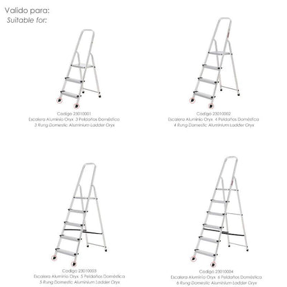 Contera Escaleras Aluminio Oryx Delantera De 3 A 6 Peldaños_1