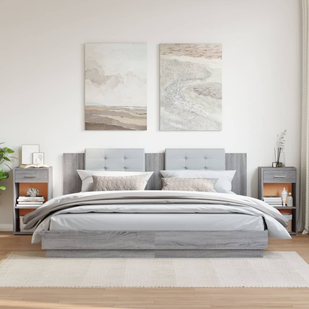 Mesitas Noche 2 Uds Madera Ingeniería Gris Sonoma 35x34x65 Cm_1