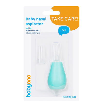Babyono Aspirador Nasal De Pera Mint | Naricita Despejada En Segundos, Sin Agobios_1