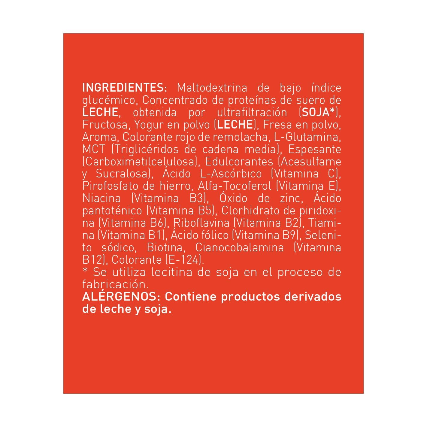 Proteína + Hidratos de Carbono Powermass Powergym Iogurte com Morangos