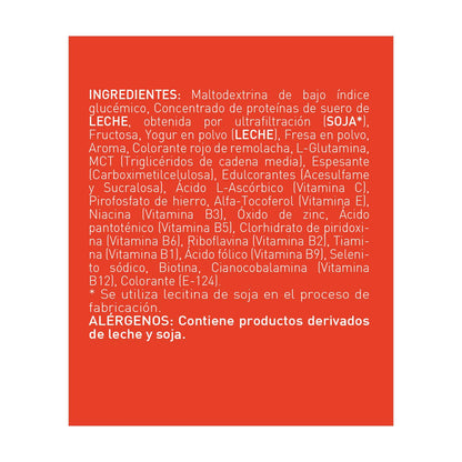 Proteína + Hidratos de Carbono Powermass Powergym Iogurte com Morangos