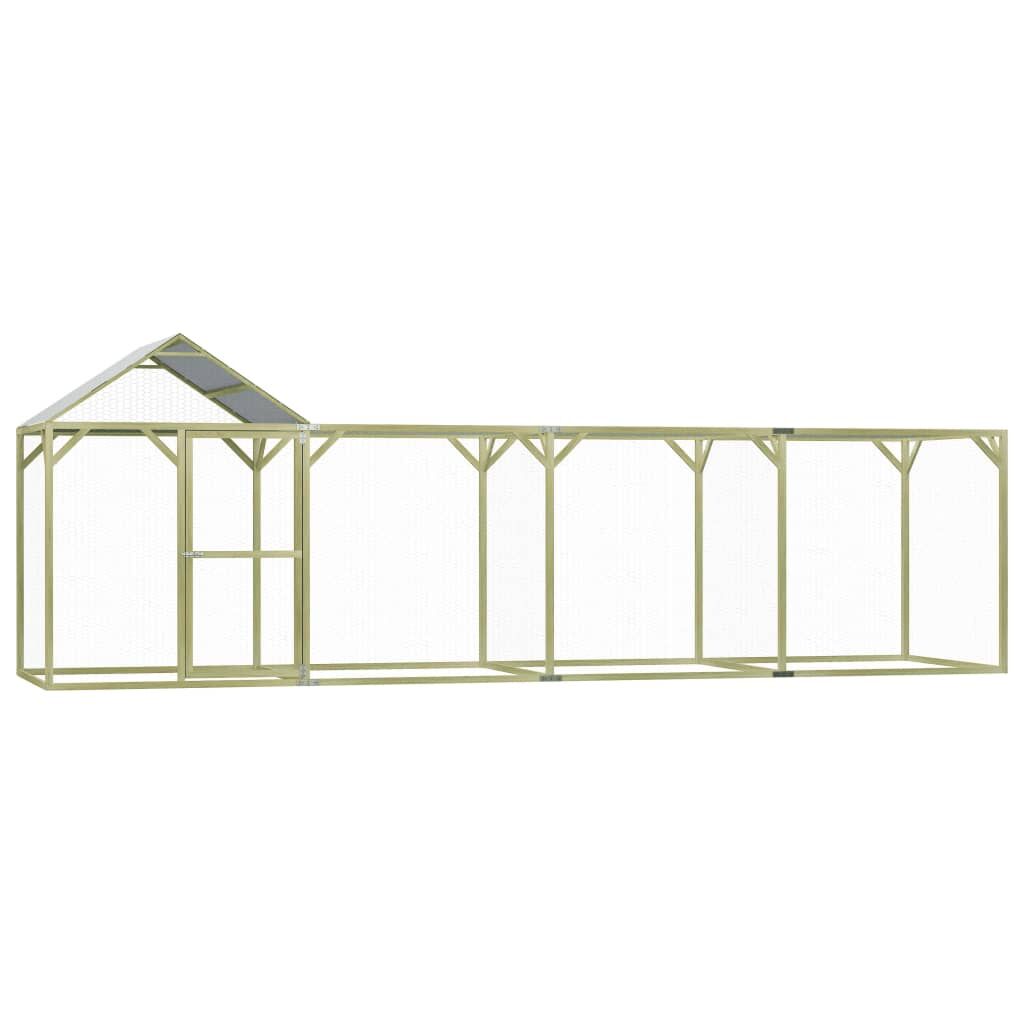 Vidaxl Gallinero De Madera De Pino Impregnada 6x1,5x2 M_0