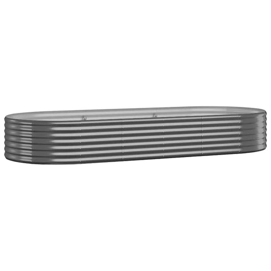Jardinera Arriate Acero Galvanizado Antracita 249x100x36cm_0