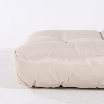 Pack 2 Cojines Asiento Para Palet, Tamaño: 80x120x16 Cm, Color Vainilla , Repelente Al Agua_3