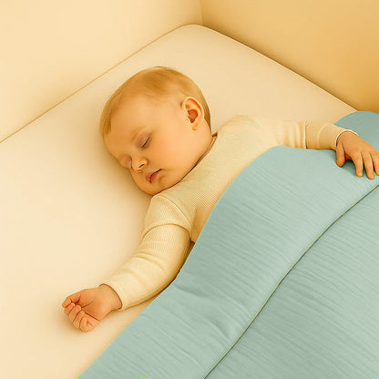 Edredón De Algodón Orgánico Verde_4