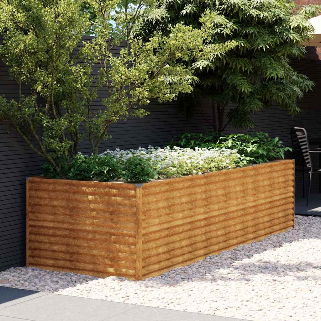 Jardinera De Acero Corten 290x100x69 Cm_1