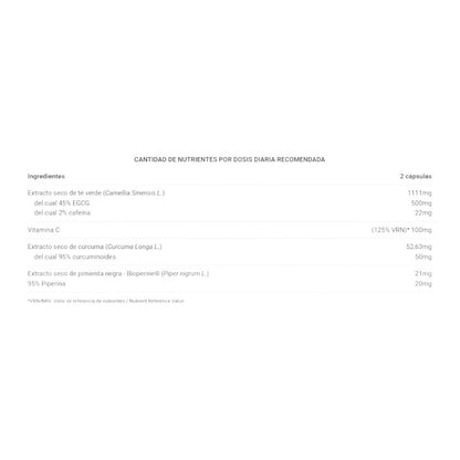 Real Egcg Herbal Complex - 60 Cápsulas - Quemadores - Big_1