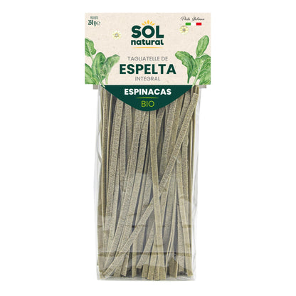 Tagliatelle de Espelta Integral com Espinafres BIO Sol Natural 250g