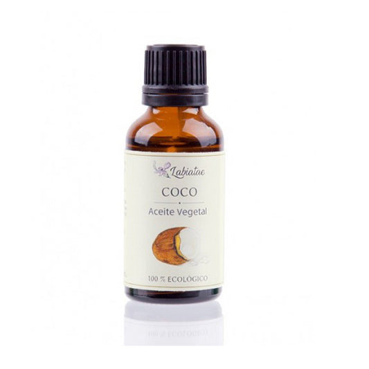 Óleo de coco biológico (Coccus nucifera). 250ml.
