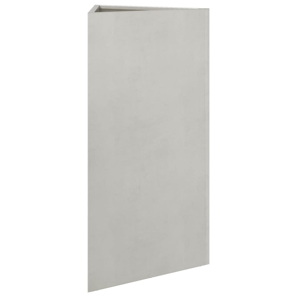 Jardinera Trianngular De Acero Inoxidable 40x34,5x75 Cm_3