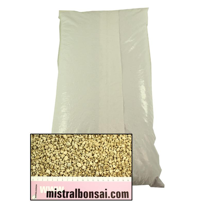 Substrato de pedra-pomes para bonsai, grão fino, 3 - 8 mm, 50 L