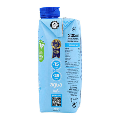 Agua en Cartón Aqualy 330 ml.