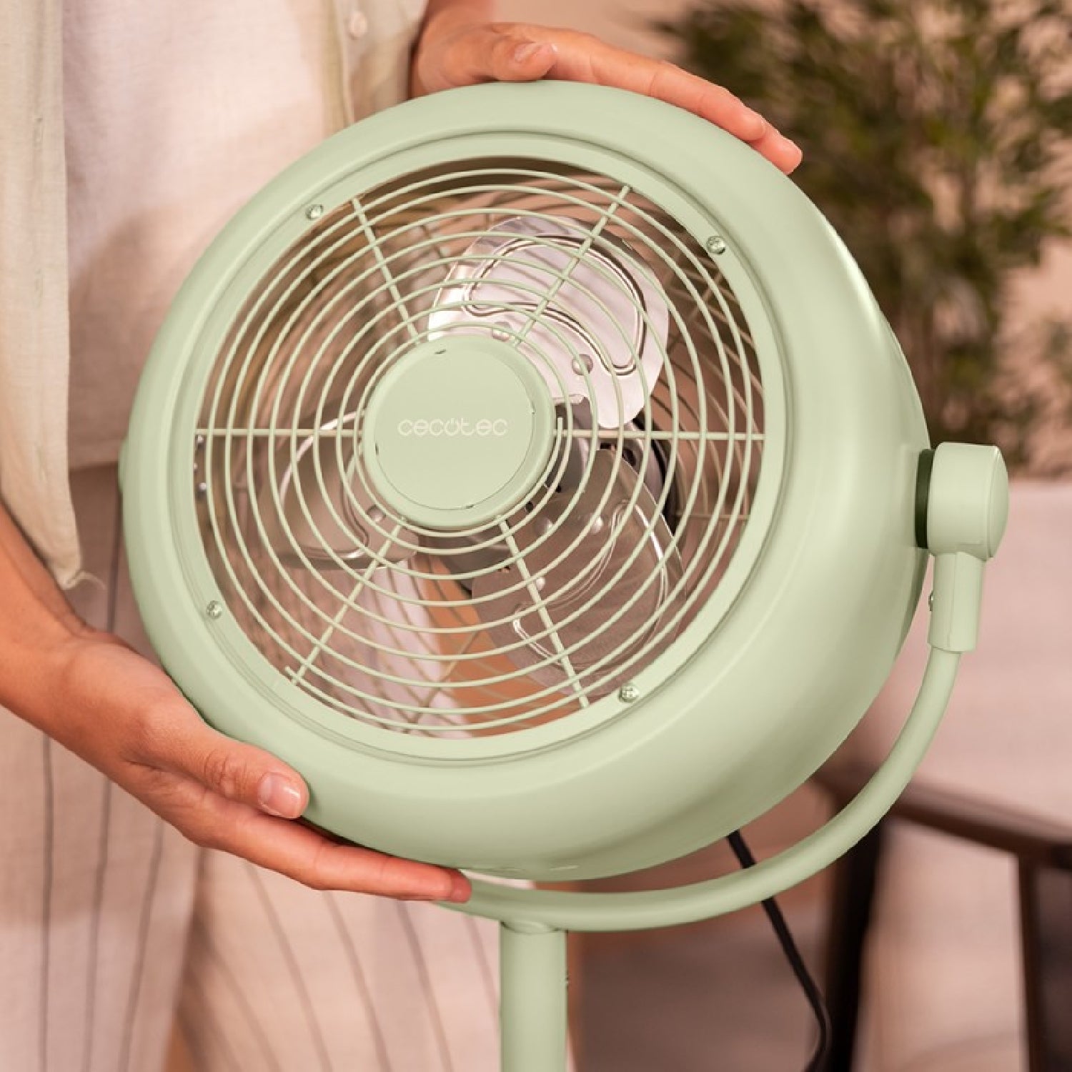 Cecotec Ventilador De Pie Energysilence 250 Classicstyle Green Cecotec_3
