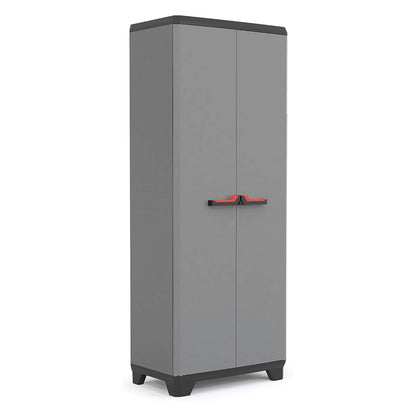 Keter Armario Stilo Alto, Resina, 2 Puertas, 3 Baldas, 173x68x39 Cm._0