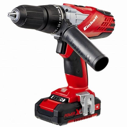Kit de troca Einhell Power X TE-CD 18-2 Li-i Berbequim + Lixadora múltipla TE-OS 18 Li