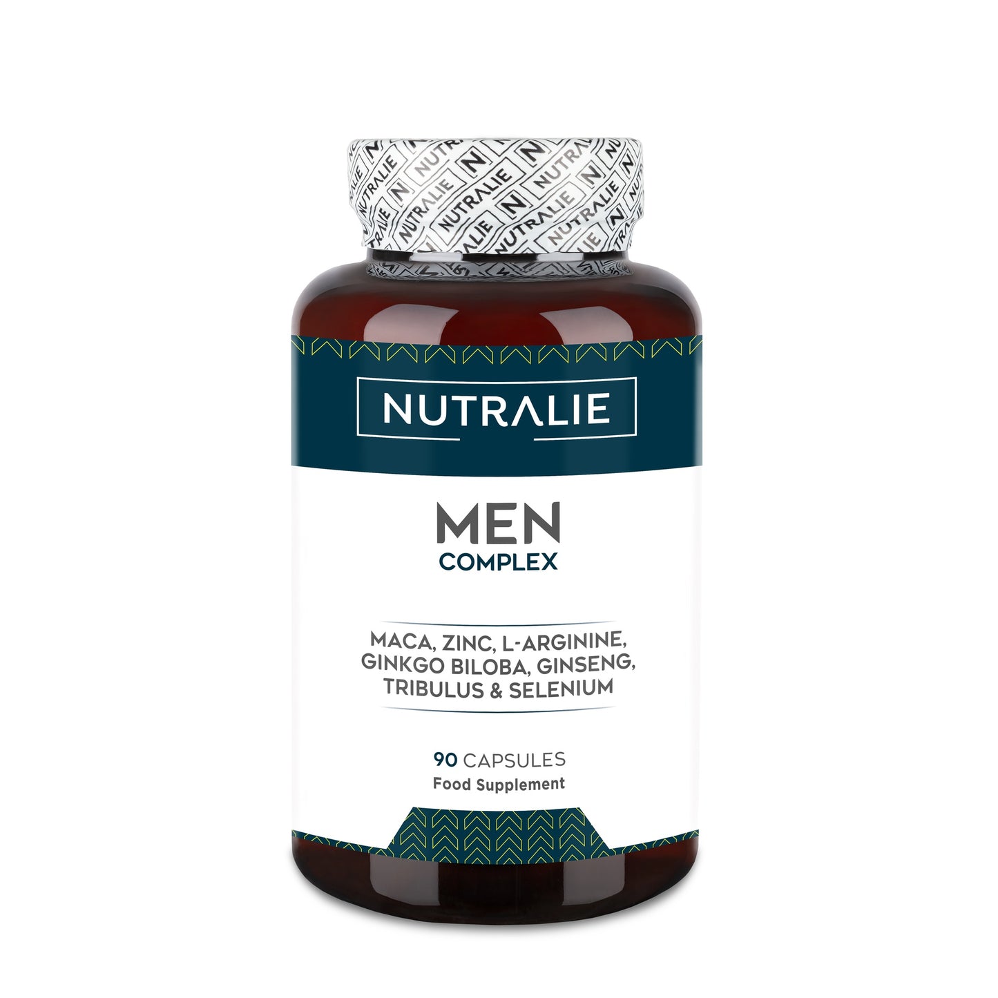 Complexo Masculino com Zinco + Maca e Ginko Biloba Nutralie 90 cápsulas