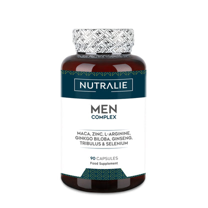 Complexo Masculino com Zinco + Maca e Ginko Biloba Nutralie 90 cápsulas