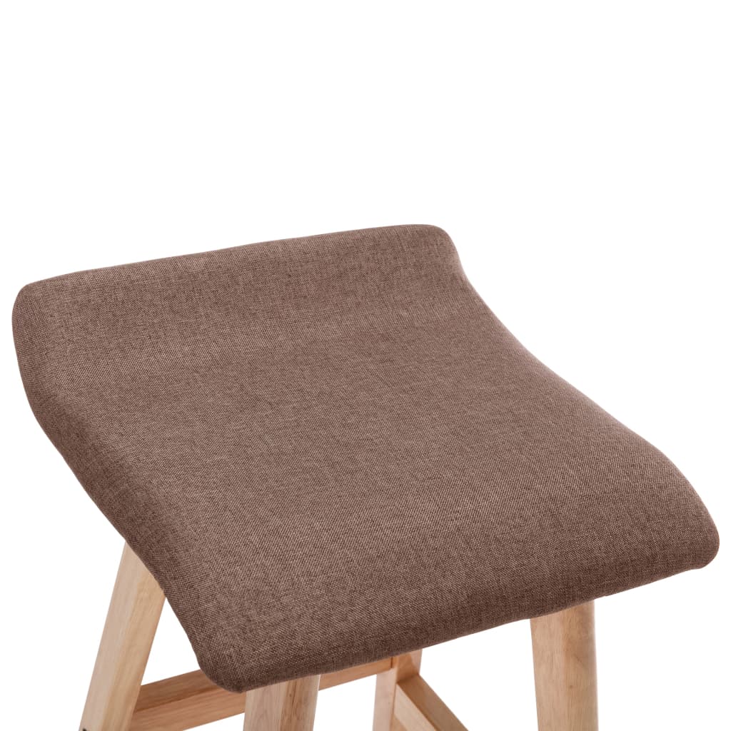 Taburete De Cocina Tela Gris Taupe_3