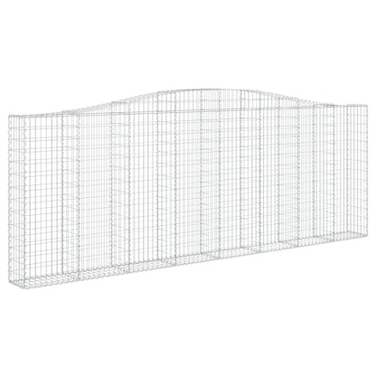 Cestas Gaviones 6 Uds Forma De Arco Hierro 400x30x140/160 Cm_2