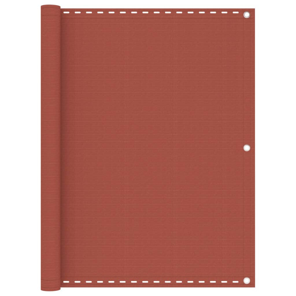 Vidaxl Toldo Para Balcón Hdpe Terracota 120x500 Cm_0