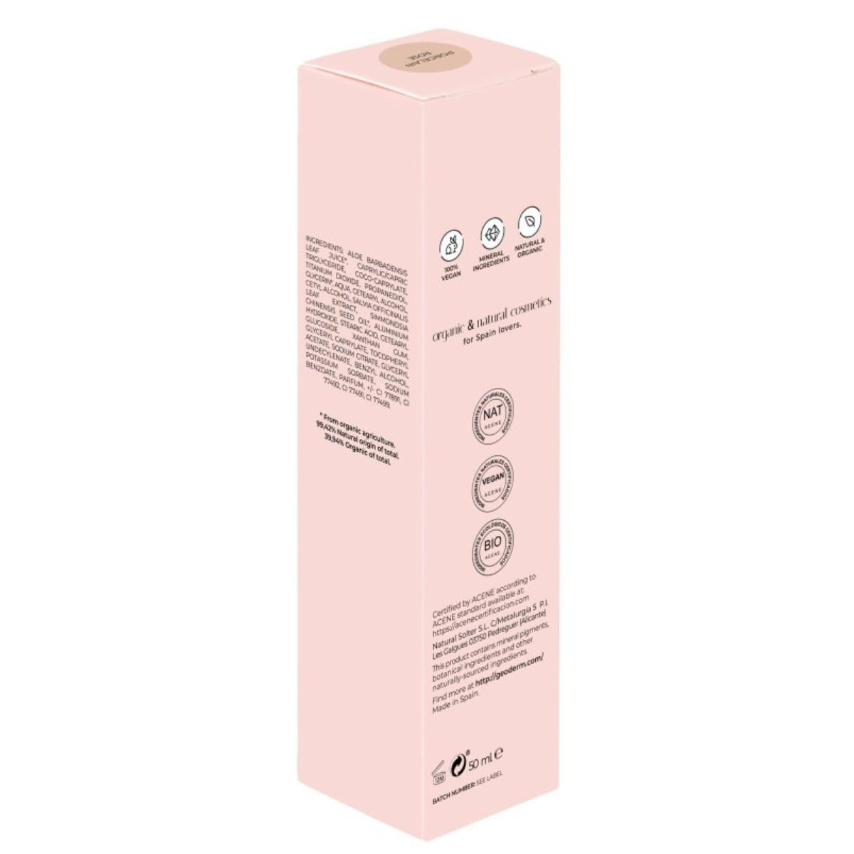 Base Líquida Rosa Porcelana (Bio e Vegan) Geoderm 50 ml