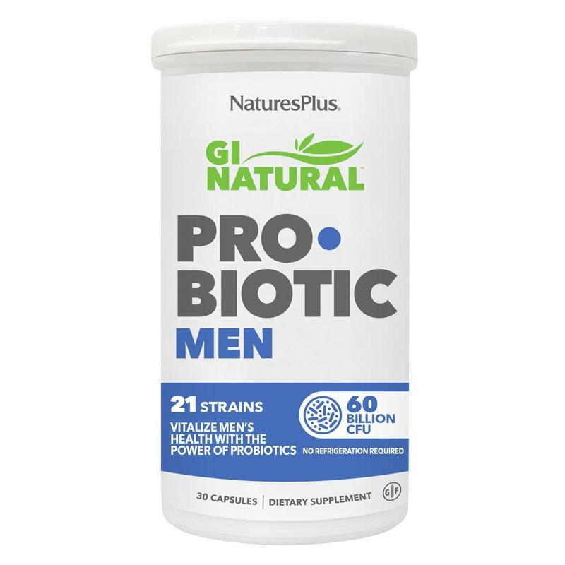 Probiótico Gi Natural man Nature's Plus 30 cápsulas