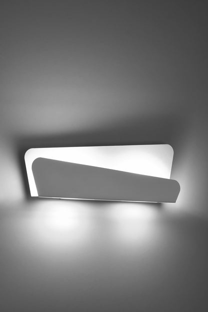 Aplique De Pared Bascia Blanco, G9_3