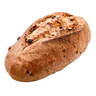 Pão oval biológico com sultanas e nozes