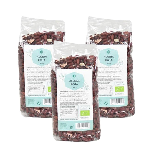 Pack 3x Alubia Roja ECO Planeta Huerto 500 g