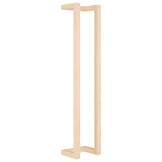 Vidaxl Toallero De Madera Maciza De Pino 23x18x110 Cm_0