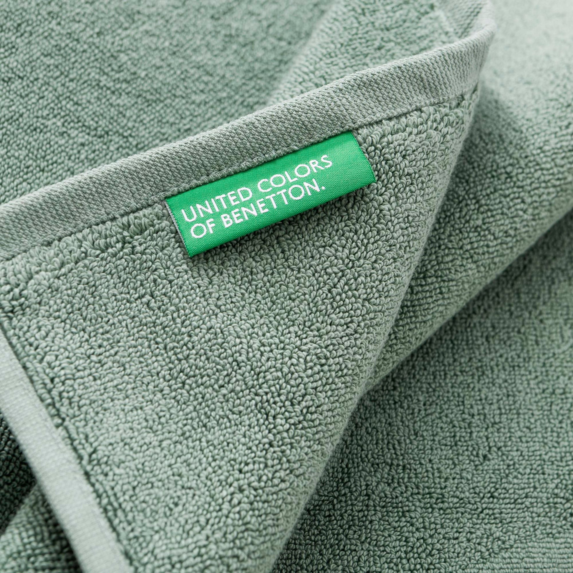 Alfombra De Baño 50x80cm 1000gsm 100% Algodon C/ Logo Bordado Verde Core Benetton_5
