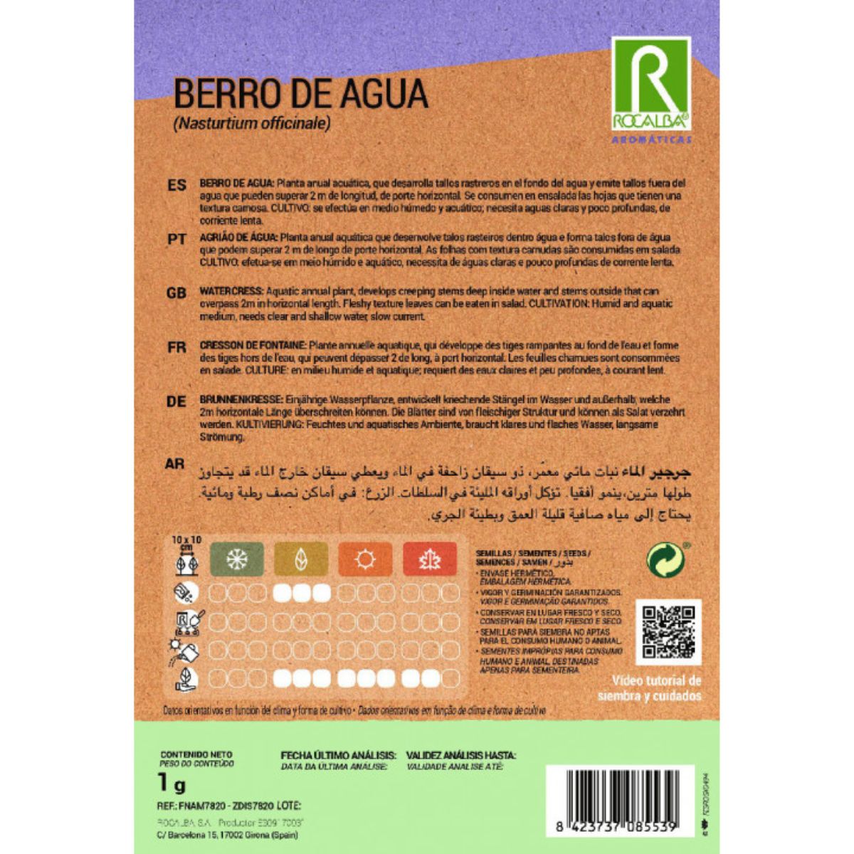 Sementes de agrião