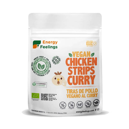 FRANGO AO CARIL VEGETAL ECO: Energy Feelings (165 g) Doypack