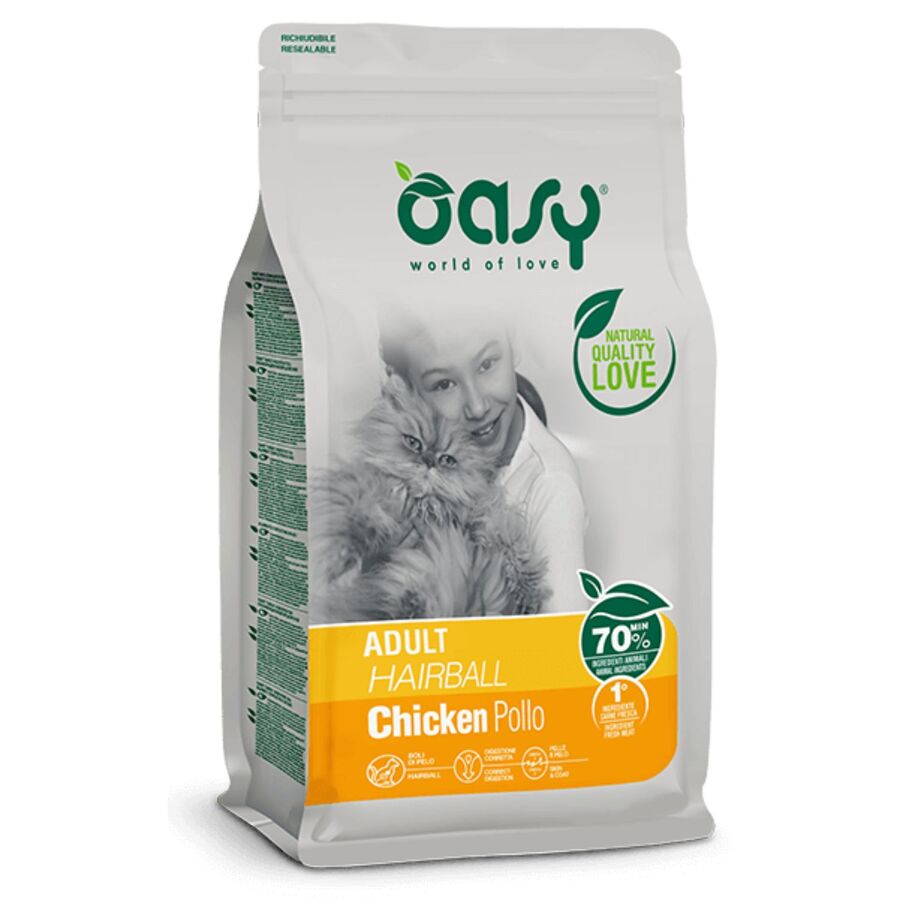 Pienso Oasy Para Gato Adulto De Pollo 1.5 Kg_0